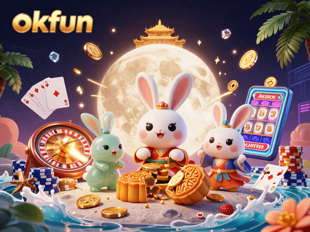 Experience okfun's exciting dynamic casino games with 3D characters and rich animations.