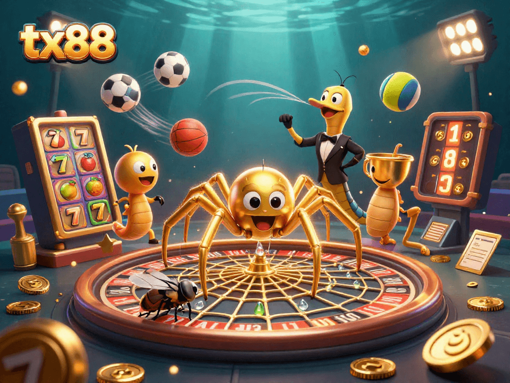 Engage with tx88 as a fairy tale unfolds in a casino world, featuring dynamic gambling action.