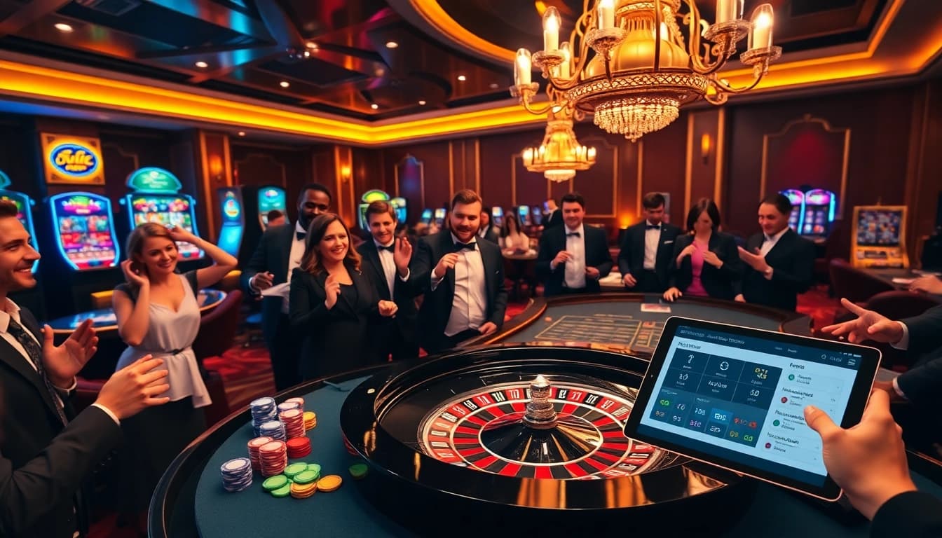 Experience the thrill of betting at 23win.cooking with vibrant roulette and poker tables.