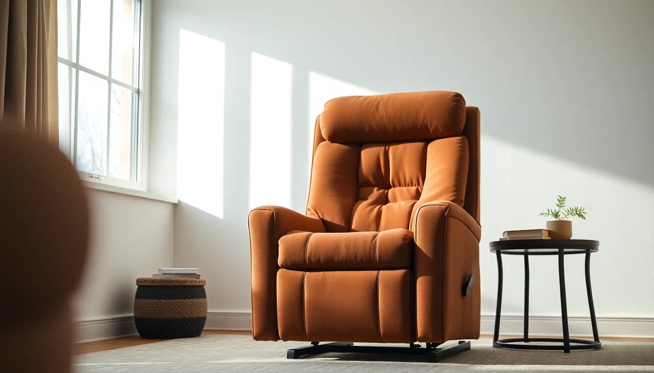 Relax in lift chairs with heat and massage for soothing comfort and stylish design.