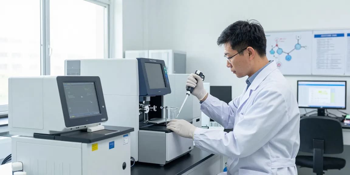 Trichloroethylene supplier observing chemical analysis in modern lab setting