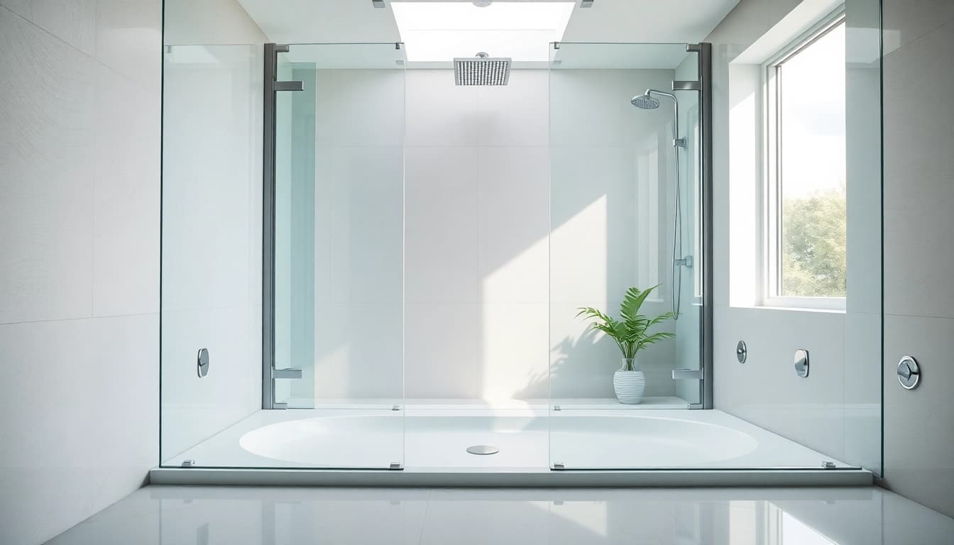 Genießen Sie die elegante sonni Duschkabine in einem modernen Badezimmer.