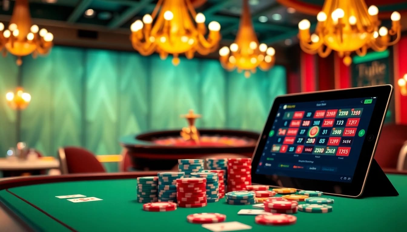 Experience thrilling poker bouts at https://89bet.green/ with vibrant chips and a classy casino atmosphere.