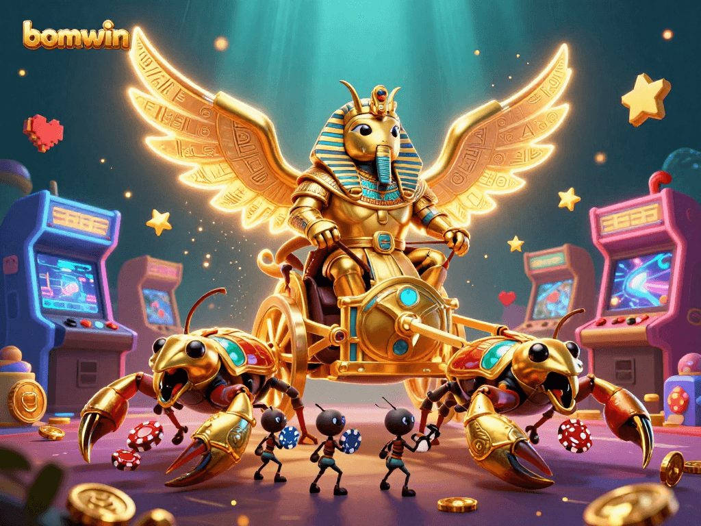 Experience the thrilling action of bomwin casino with vibrant colorful gaming elements.