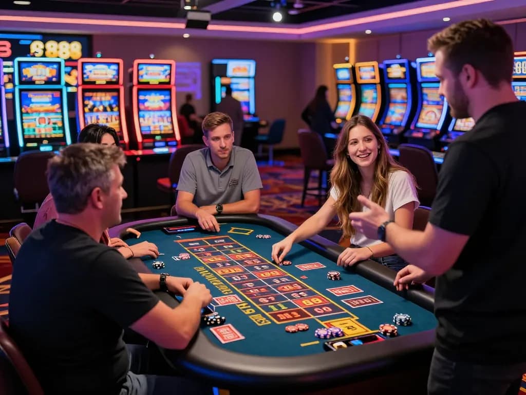 Players engaging in vibrant roulette action at 888new casino, showcasing an exciting atmosphere.