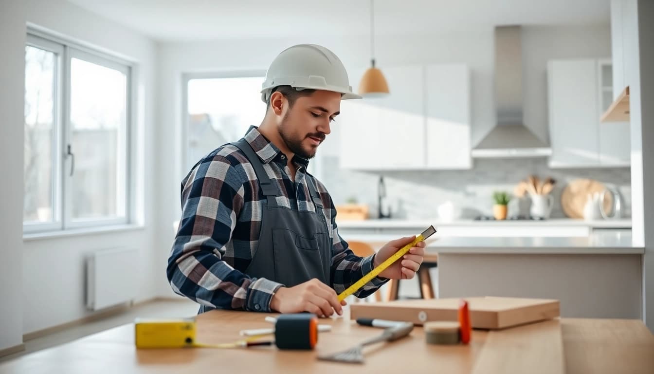 Experienced remodel contractor near me Austin showcasing quality home renovation work in a bright kitchen.