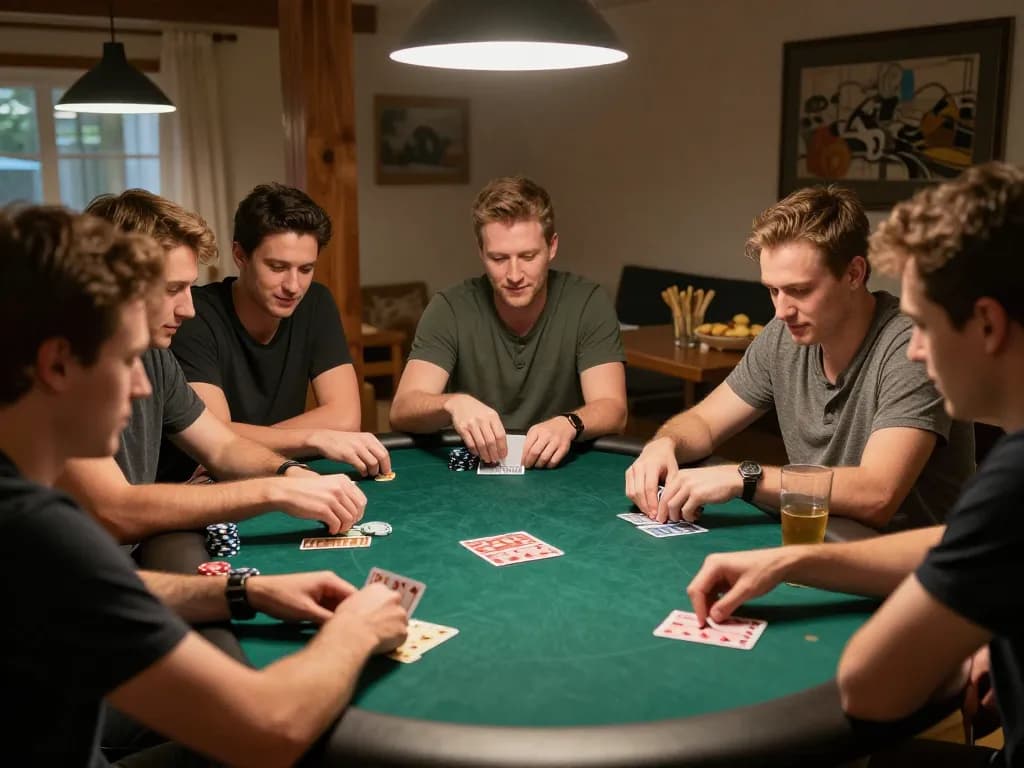 Tic88 online poker night with friends showcasing strategic gameplay and friendly competition