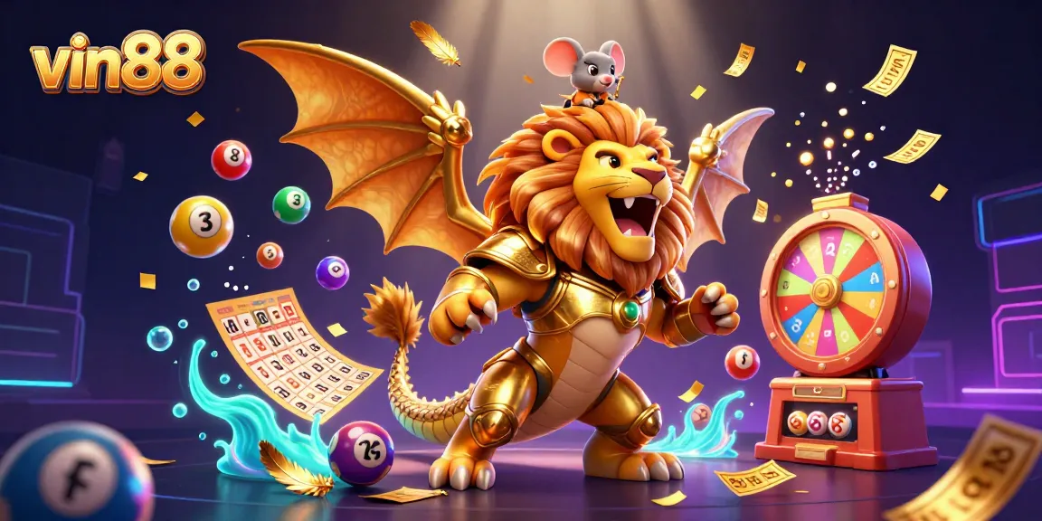 Win big with vin88's engaging online gaming experience featuring dynamic colorful elements