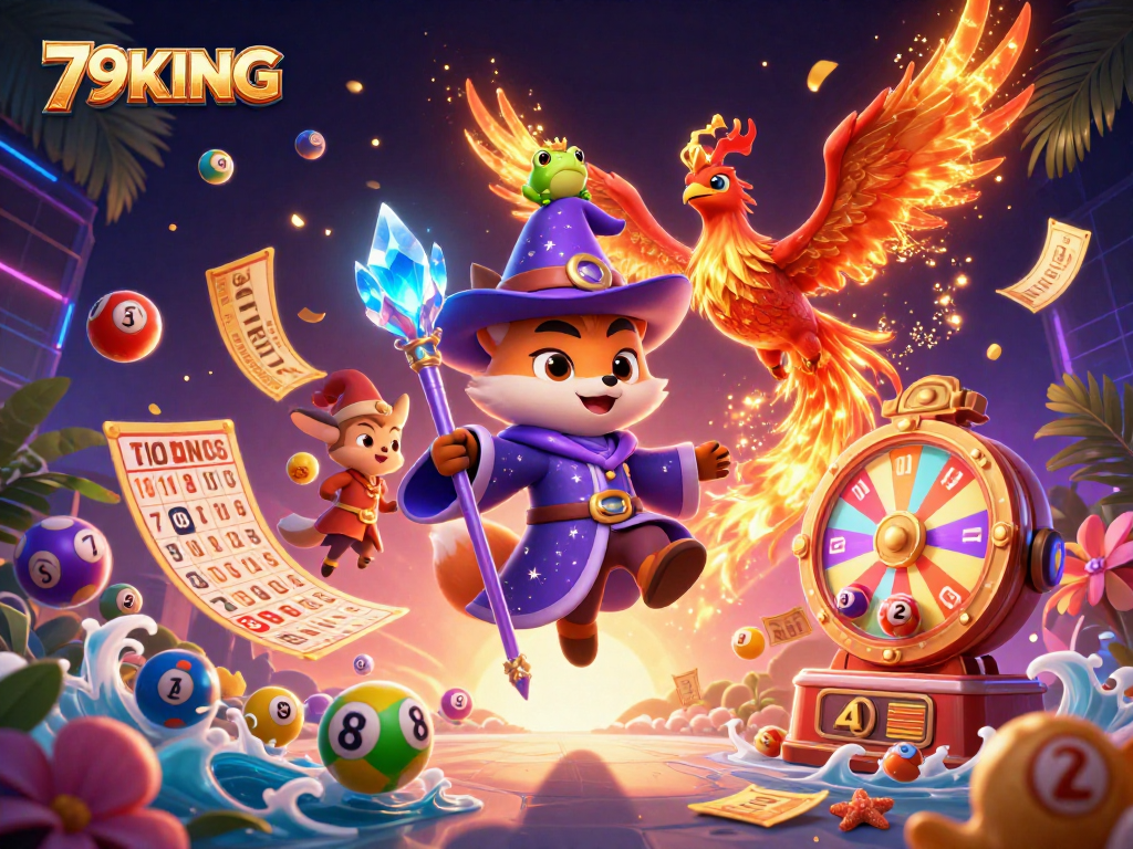 Experience splendid thrills with 79KING as mystical characters unleash exciting lottery action.