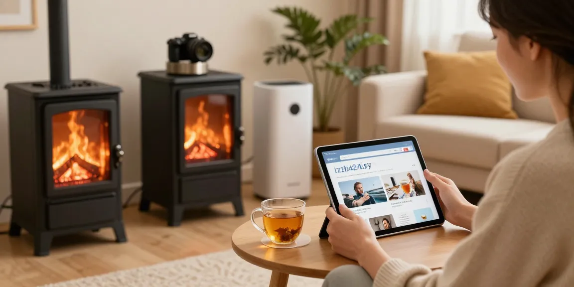 Shop for heating appliances at izba24.by in a cozy home setting.