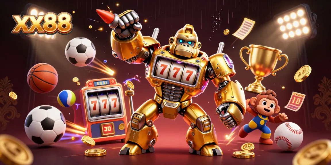 Experience the excitement of xx88 Casino with dynamic gaming elements and vibrant 3D visuals.