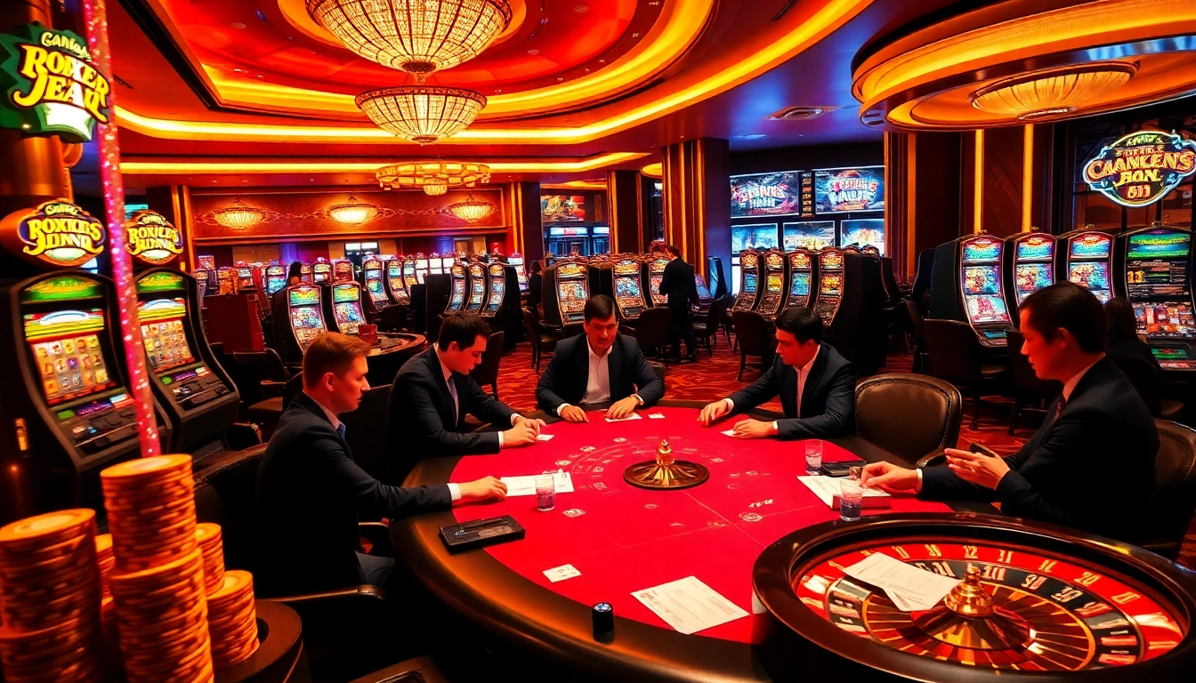 Engaging scene of players at a poker table on Trang Chủ S8 showcasing thrilling casino action.