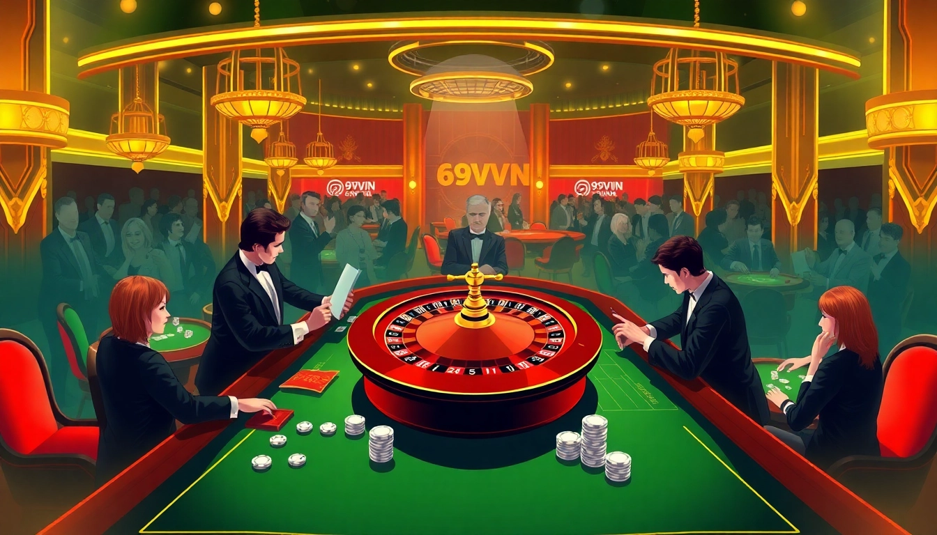 Experience the excitement of live casino action at 69VN with engaging dealers and thrilling games.