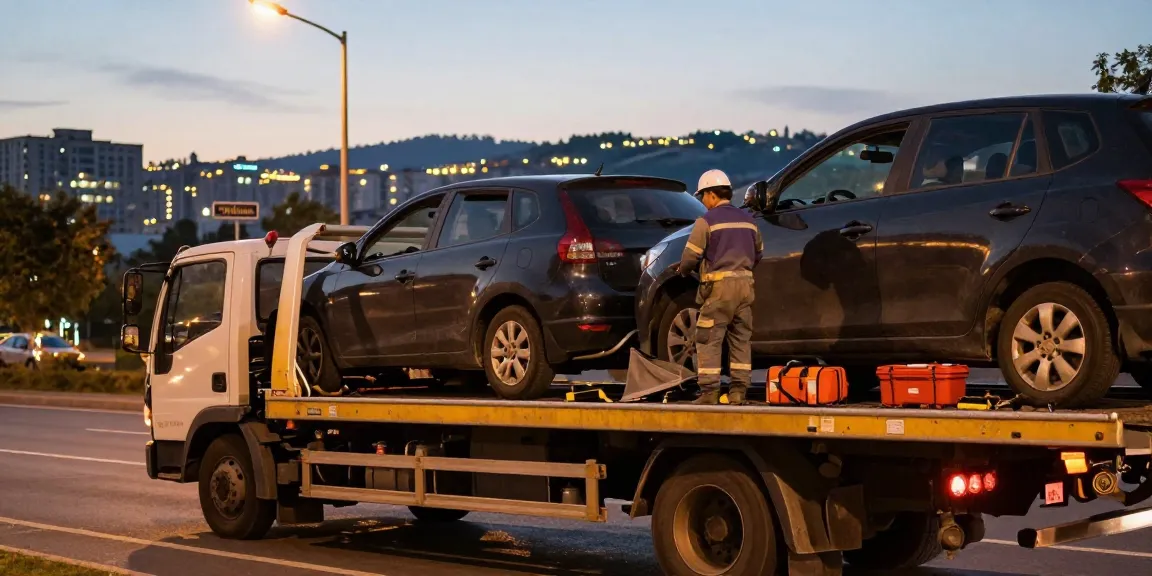 evakuatori evakuatori tbilisi service in action with a tow truck loading a vehicle