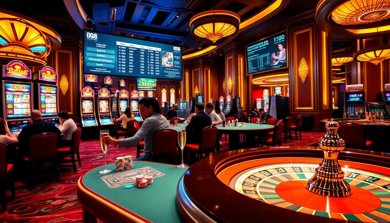 Experience the excitement of iq88 with vibrant slot machines and dynamic poker tables.