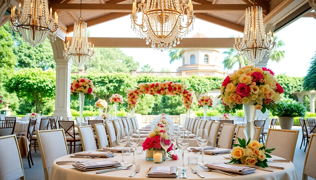 Experience the elegance of the Best Wedding Venue Jacksonville with stunning floral arrangements.