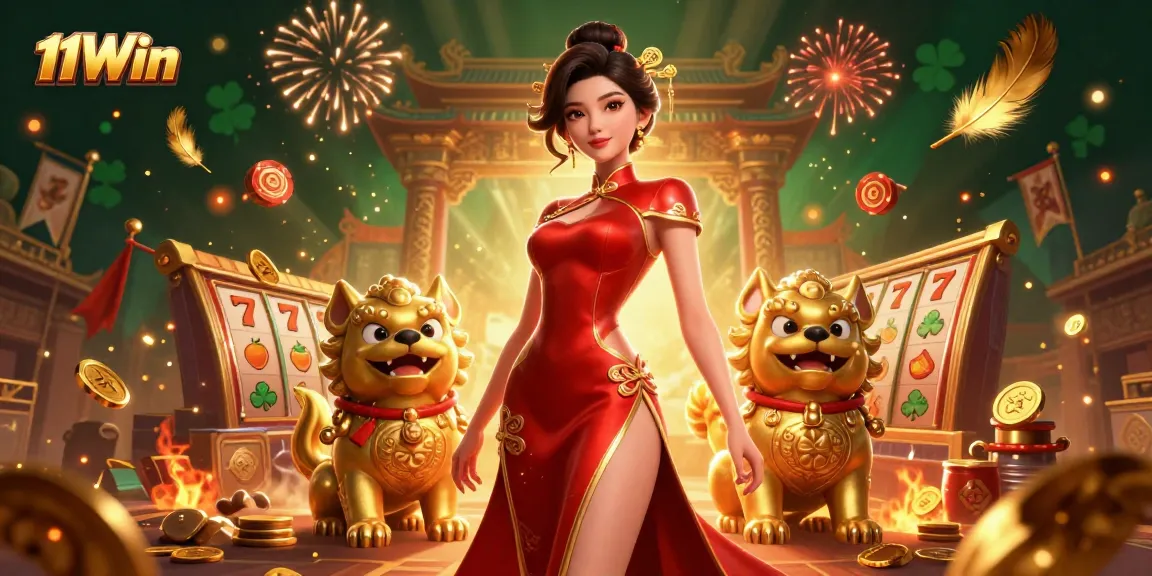 Experience thrilling gameplay at 11Win, featuring vibrant casino elements and an enchanting atmosphere.