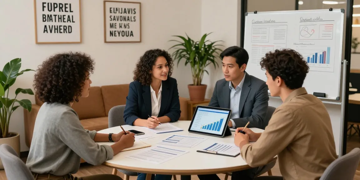 Asset protection consultation with financial advisor guiding clients through personalized financial strategies in a welcoming office.