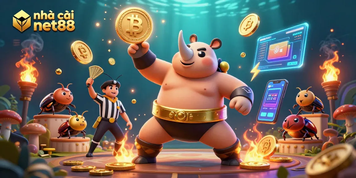 Join the action at nhà cái net88 with exciting gameplay featuring the sumo beetle champion!