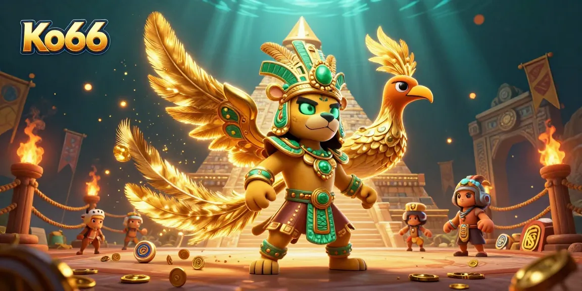Experience thrilling action at Ko66 with animated characters and casino elements in vibrant colors.
