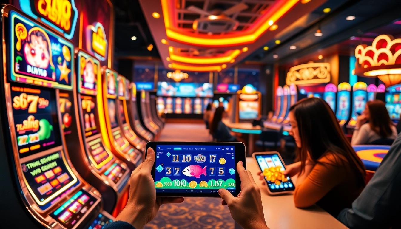 Experience gem win excitement with colorful online games and happy players.