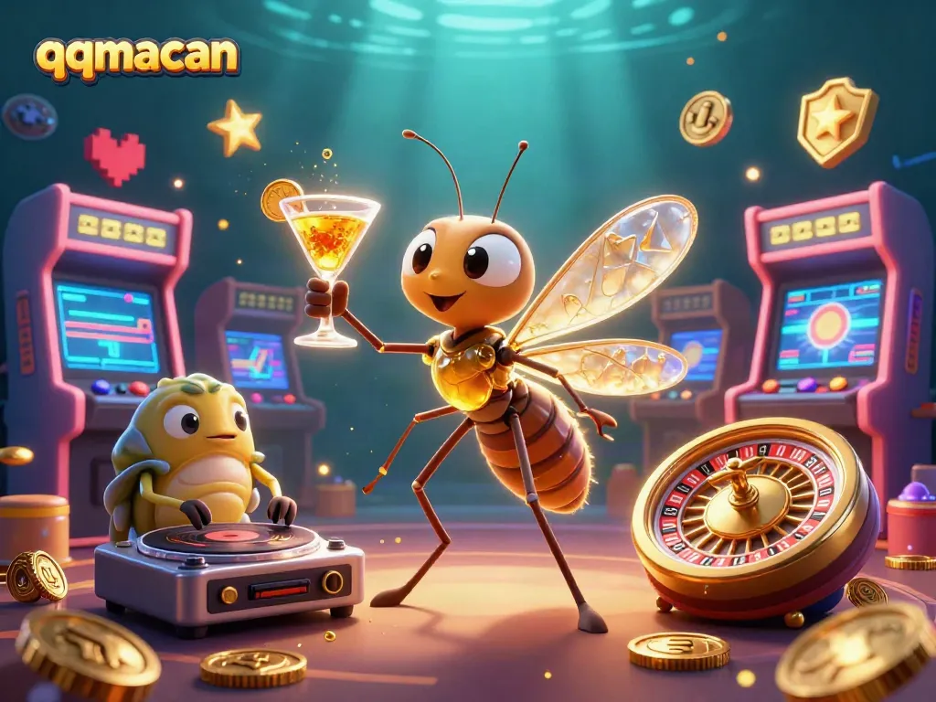 Enjoy thrilling gameplay at qqmacan with vibrant 3D cartoon characters and casino elements