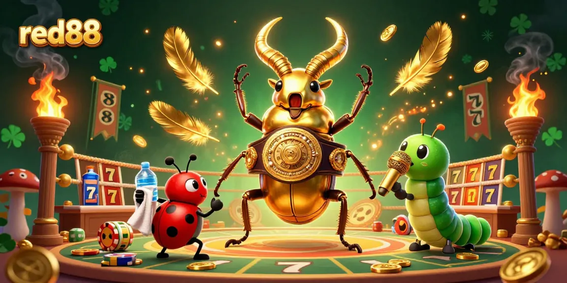 Experience thrilling action with red88's charismatic characters in an energetic casino setting.
