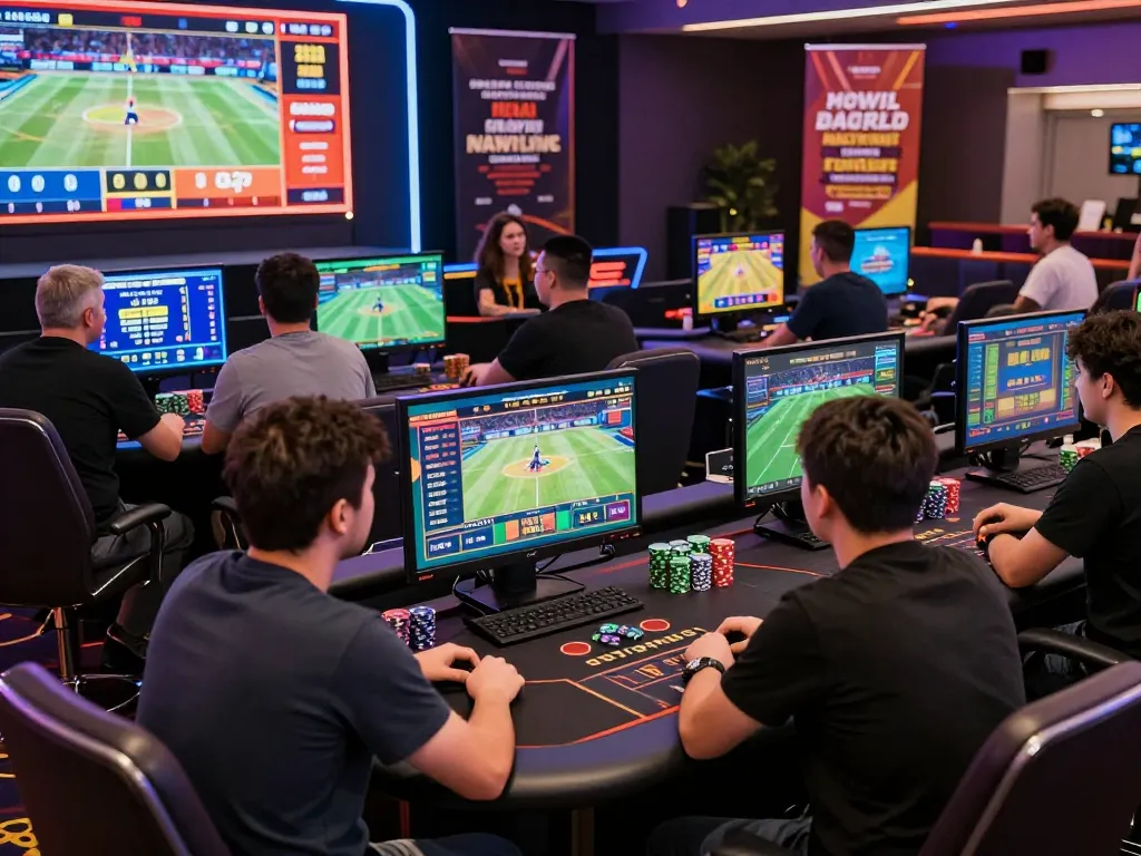 Exciting online gaming experience with 8kbet, showcasing diverse players engaging in live betting.