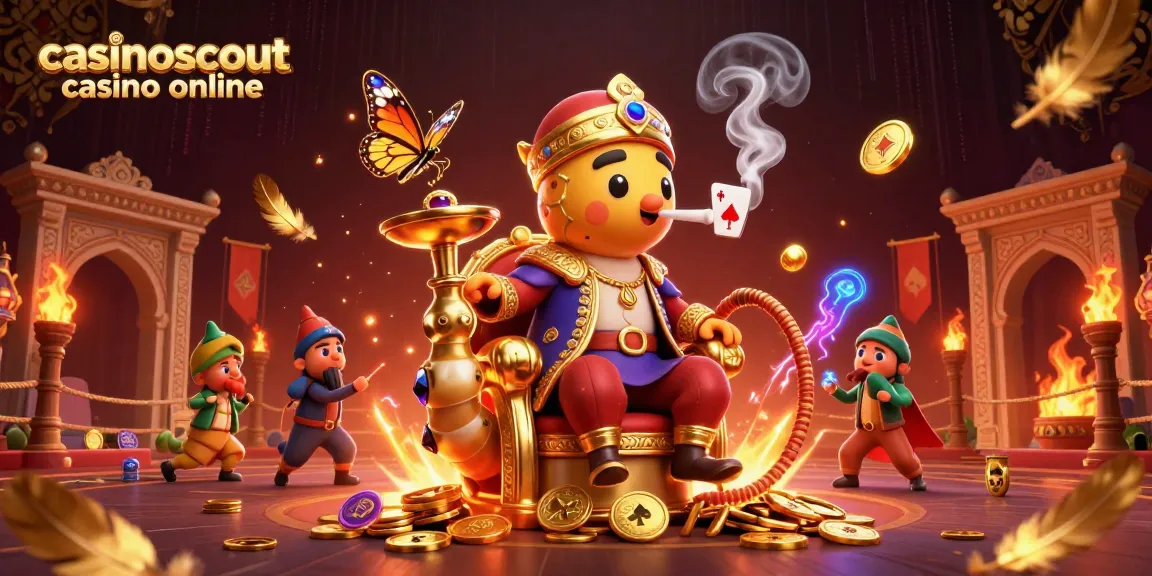 Experience excitement with casinoscout casino online as a caterpillar master conjures poker symbols.
