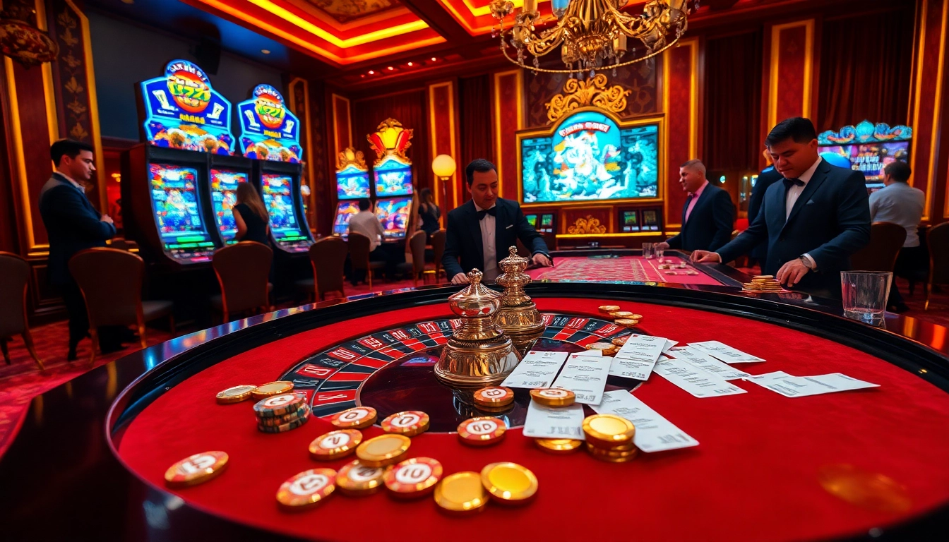 Experience the excitement of gambling at xx88 com with a vibrant roulette table and enthusiastic players.