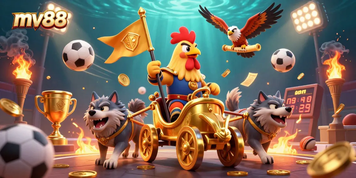 Experience thrilling action with mv88 as the rooster warlord rides into sports betting glory!