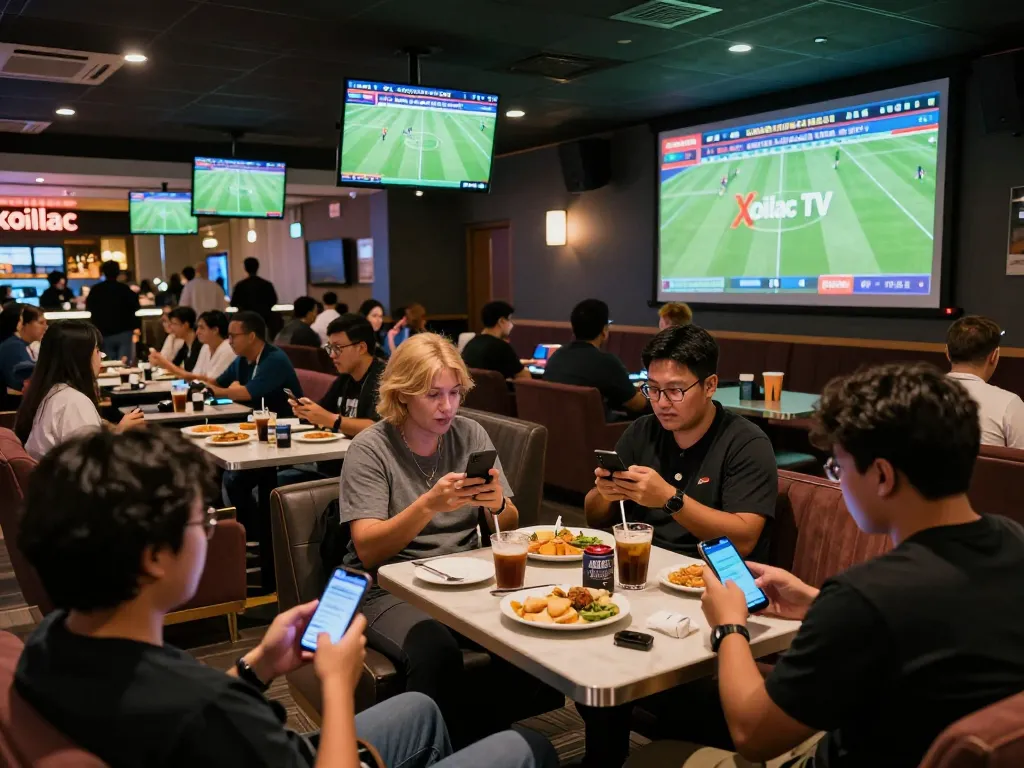 Xoilac TV provides live streaming of thrilling sports events with lively viewers placing bets.