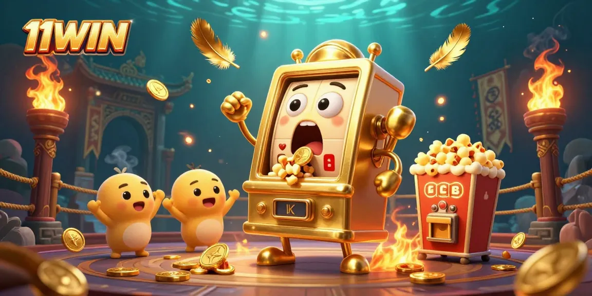 Experience jackpot excitement with 11WIN's lively slot machines and vibrant casino elements.