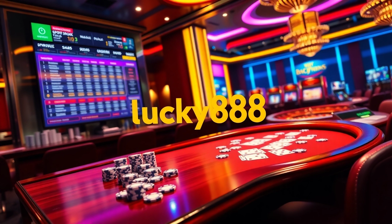 Experience thrilling sports betting at lucky88 with dynamic odds and elegant casino elements.