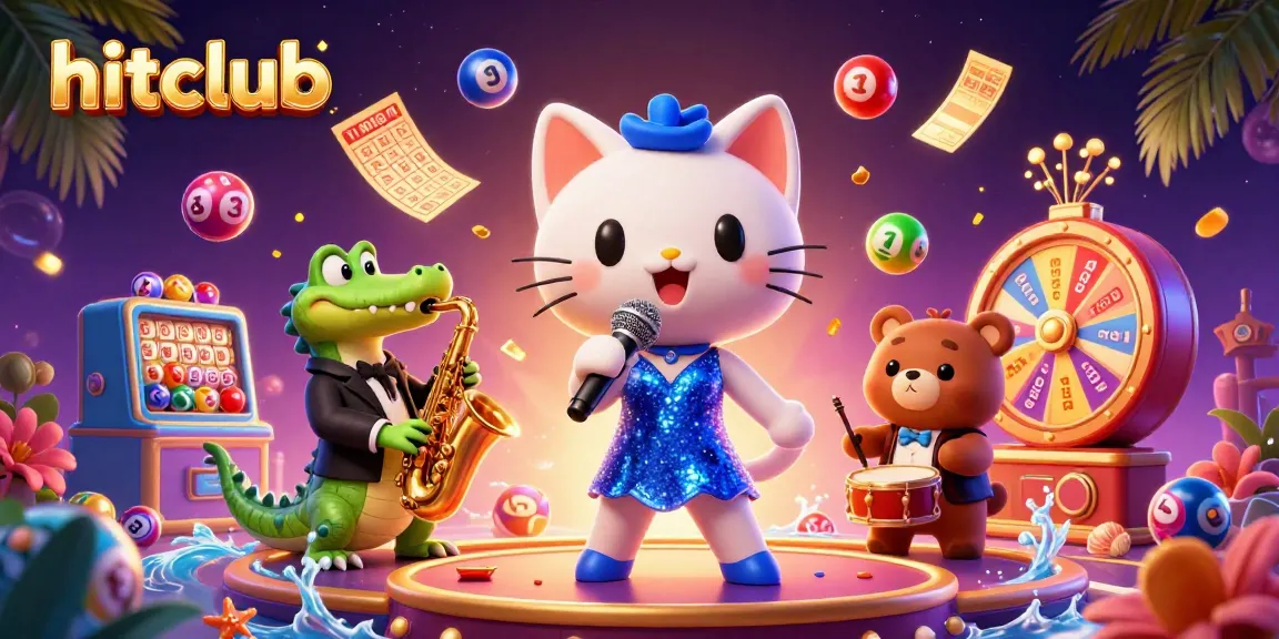Join hitclub for dynamic gaming with singing cats, crocs, and bears, amidst lottery excitement!
