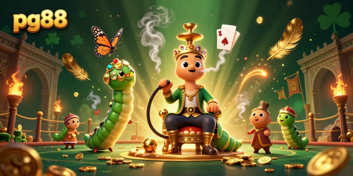 Experience thrilling wins at pg88 with a vibrant 3D illustration showcasing a dynamic casino scene featuring enchanting characters and rich details.
