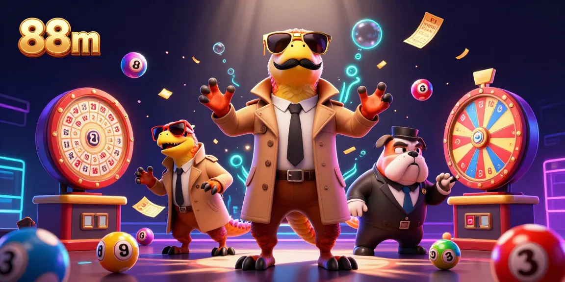 Experience the thrill of 88 m with cartoon raptors in a trench coat trying to enter a VIP casino lounge.