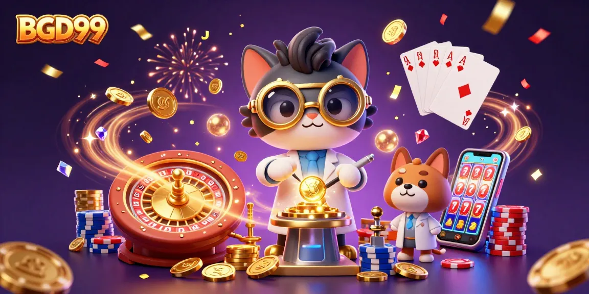 Engage in thrilling betting action on BGD99 with vibrant casino and gaming elements.