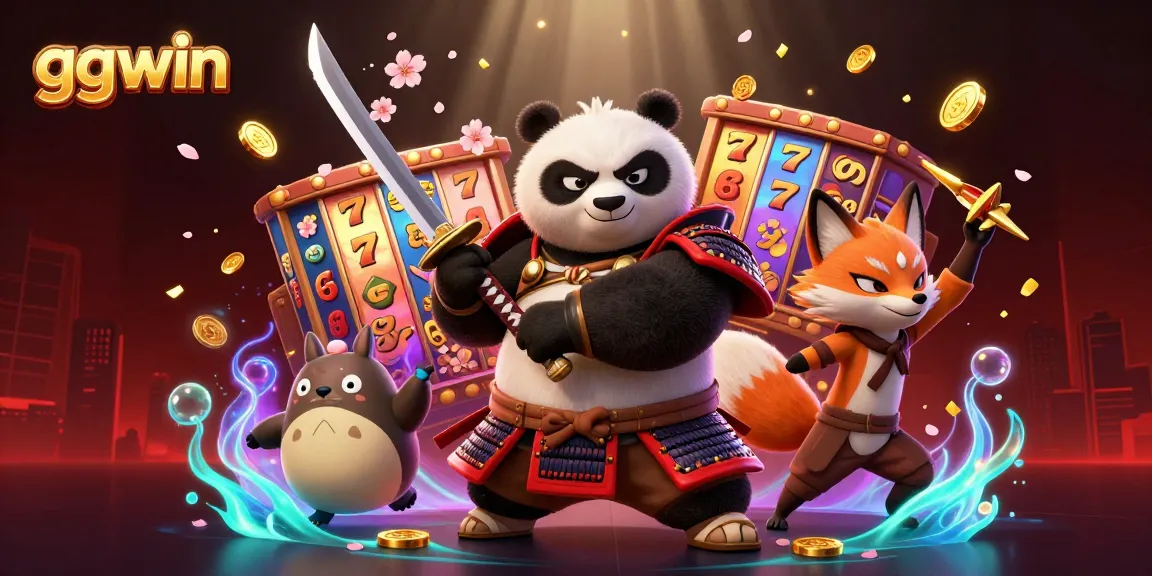 Engage with the excitement of ggwin by exploring vibrant gaming elements in a dynamic casino scene.