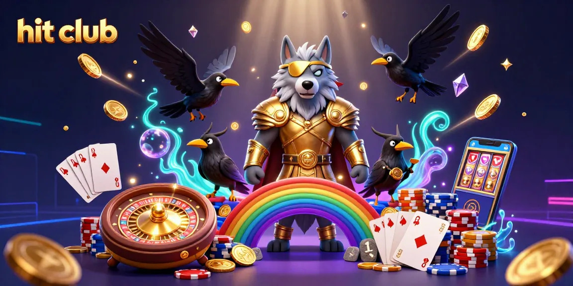 Experience the hit club gaming scene with dynamic characters and vibrant casino elements.