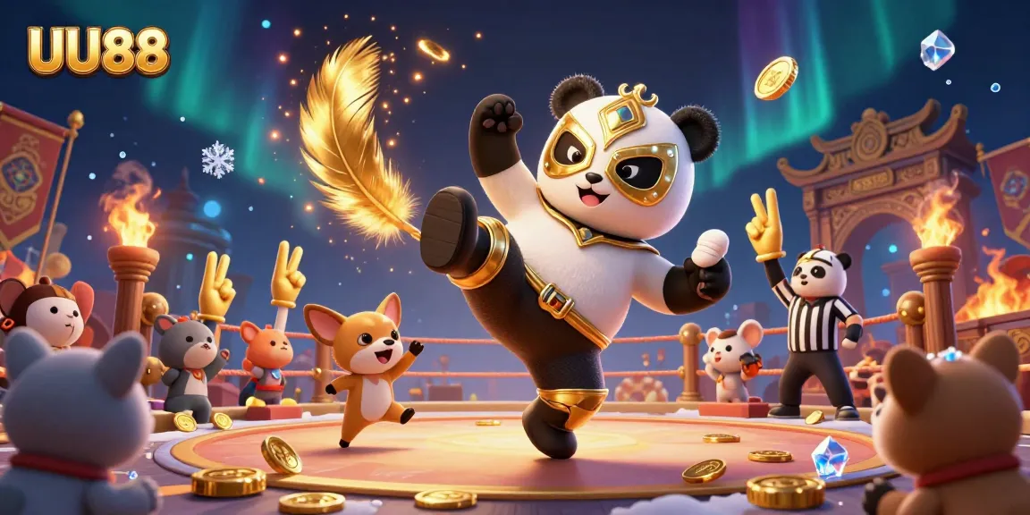 Experience exhilarating gameplay at UU88 with vibrant characters in a captivating casino scene.