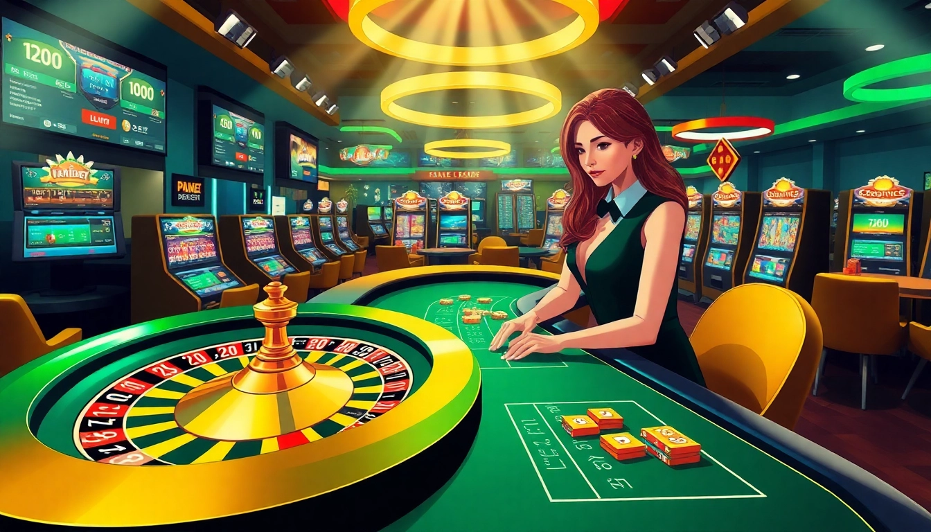 Thabet offers an engaging casino experience with vibrant tables and professional dealers.