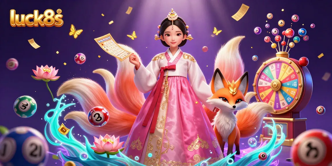 Play exciting games at luck8s, featuring colorful lottery balls and vibrant casino elements.
