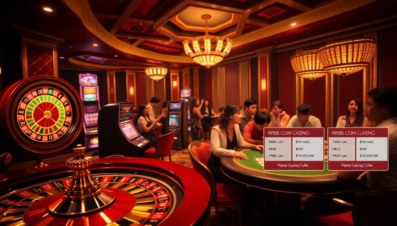 Experience thrilling gameplay at rr88 com with vibrant casino tables and engaging players.