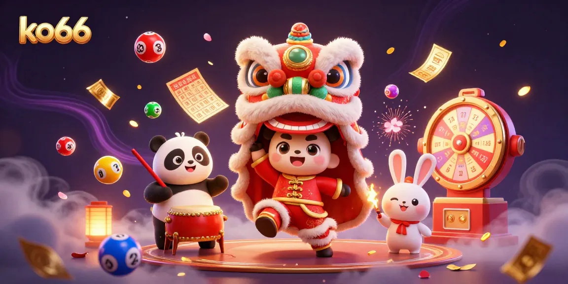 Experience the thrill of winning big with ko66 in this vibrant casino-themed illustration featuring exciting gaming elements.
