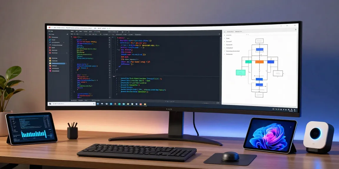 Gi8 focused software development setup showcasing cloud solutions and AI technologies.