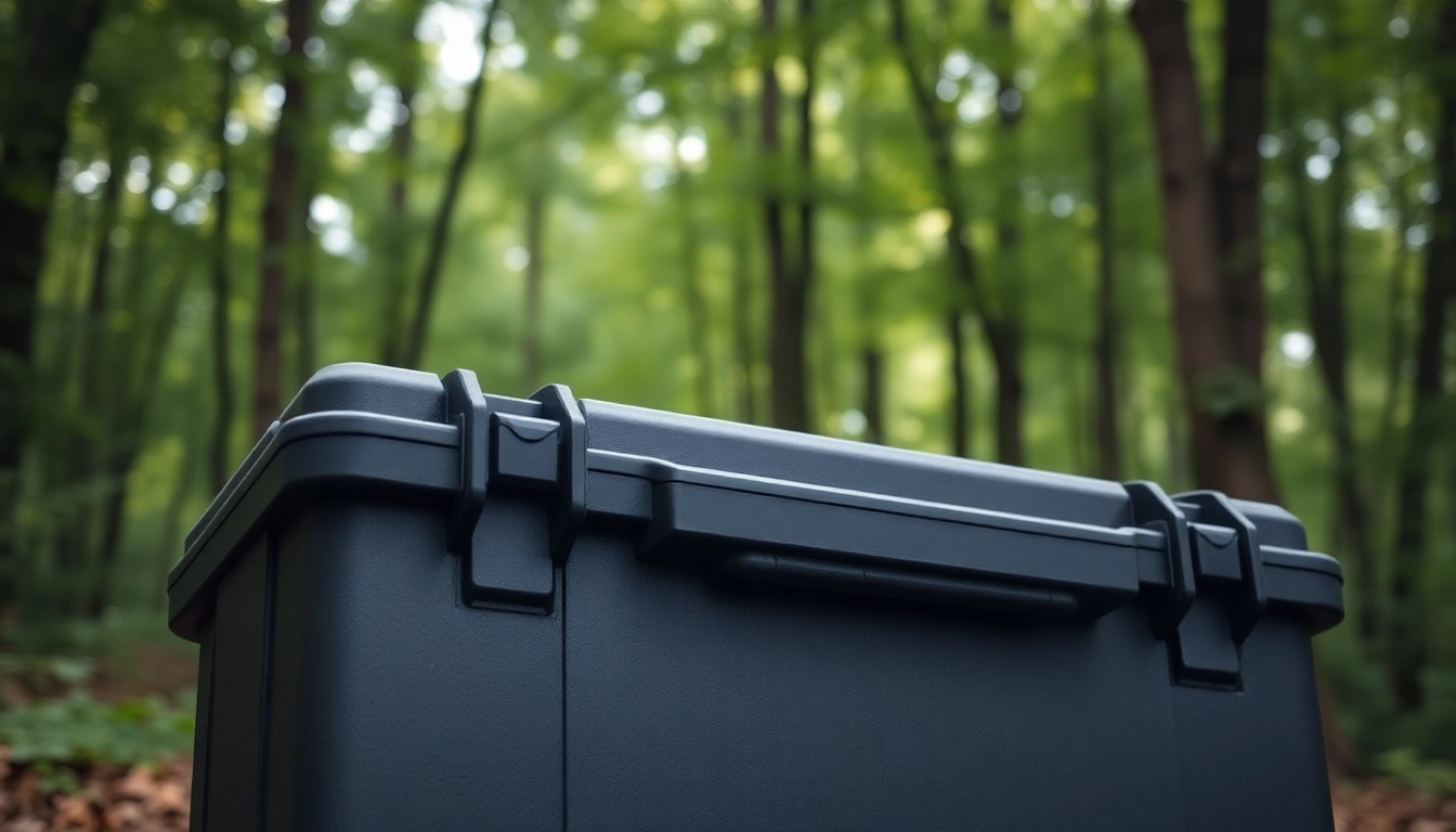 Shop pelican gun case for sale with rugged design and secure features displayed outdoors.