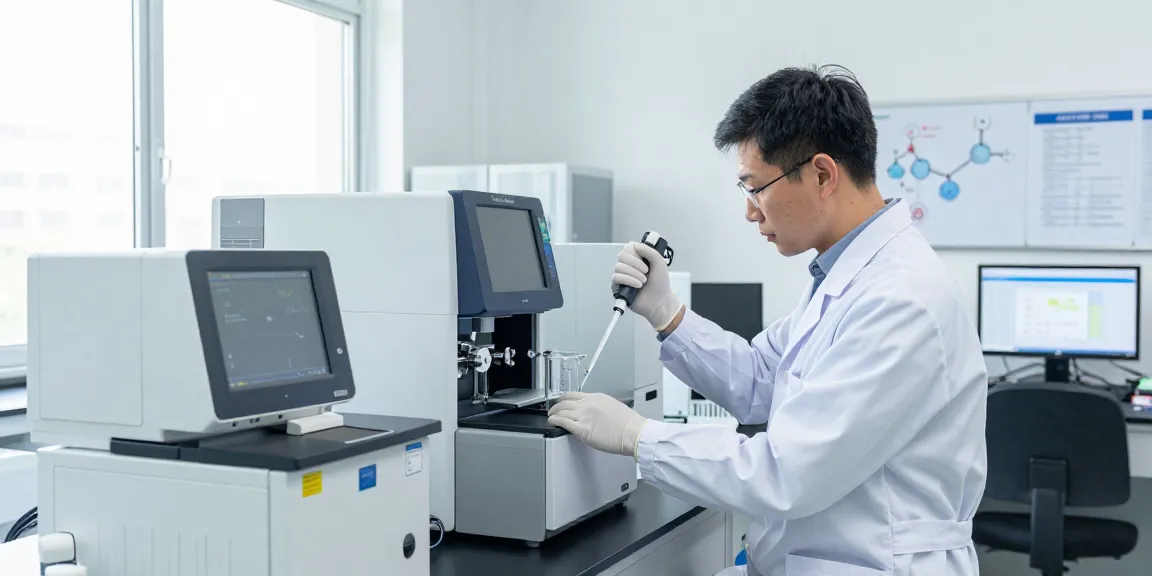 Trichloroethylene supplier observing chemical analysis in modern lab setting