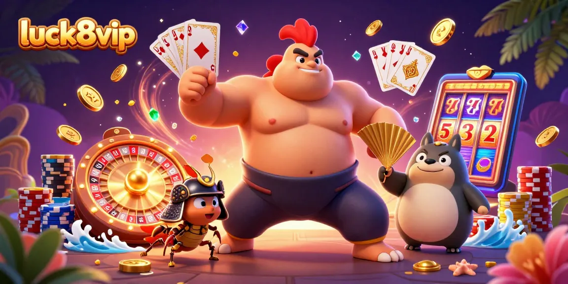 Experience thrilling wins and gaming excitement with luck8vip at this vibrant online casino scene.