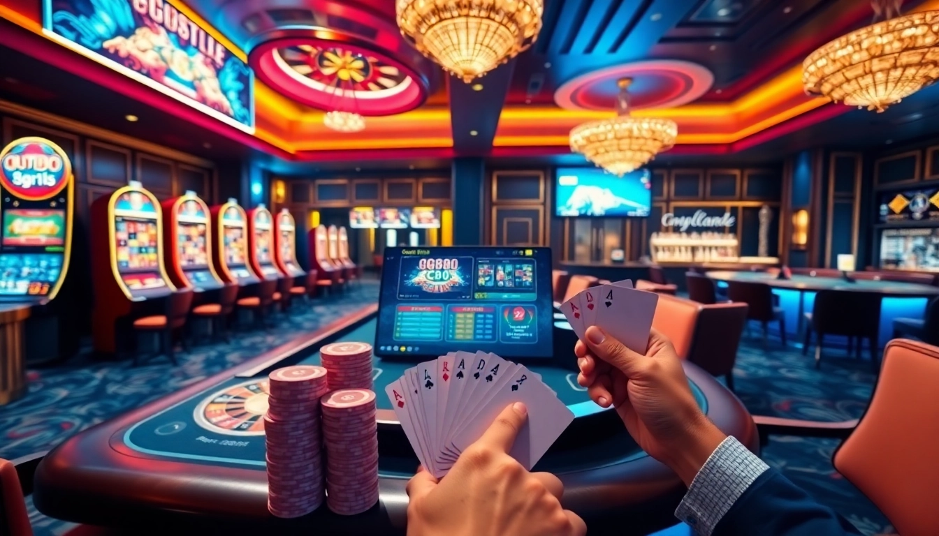 Play casino games at GG88 with vibrant interfaces and high-stakes poker tables.